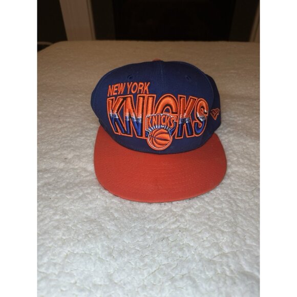 New York Knicks Hat Cap NBA Eastern Conference New Era 3D Embroidered Snapback - Picture 1 of 5